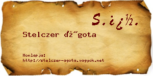 Stelczer Ágota névjegykártya